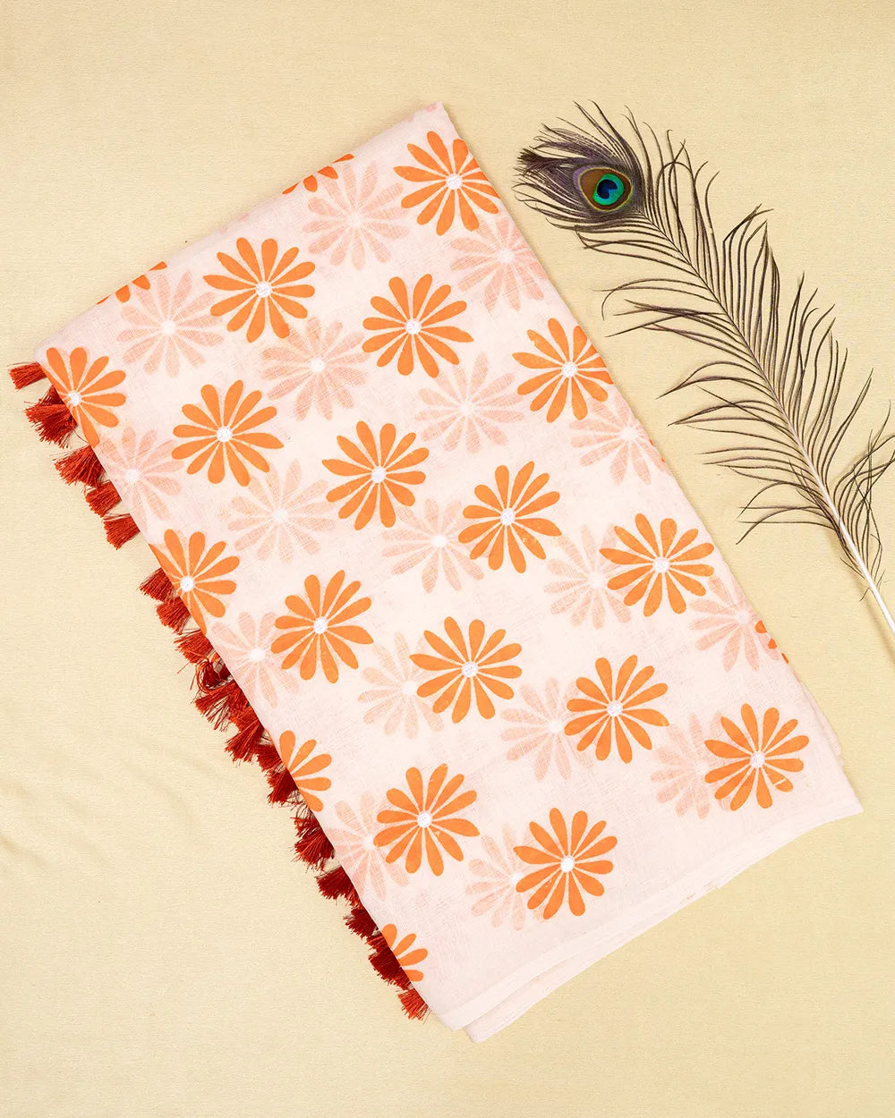 SC6288 - LINEN COTTON SAREE