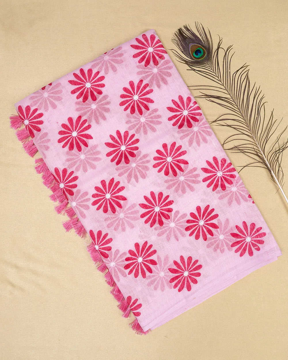 SC6288 - LINEN COTTON SAREE