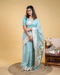 SC6171 - FANCY COTTON SAREE