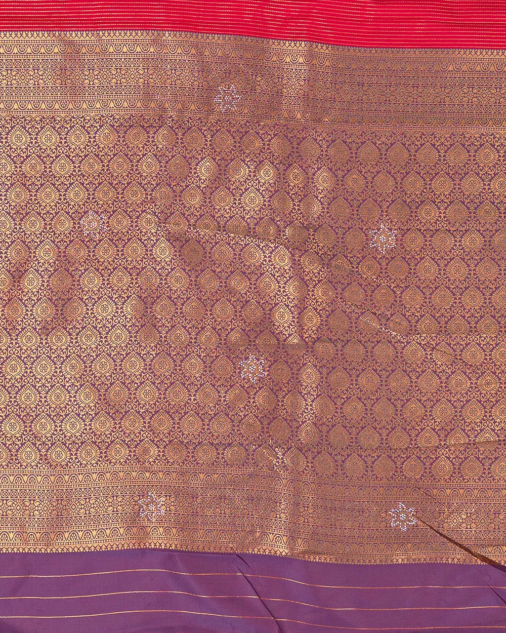 SC5671 - LIITCHI SILK SAREE WITH MULTI STONE