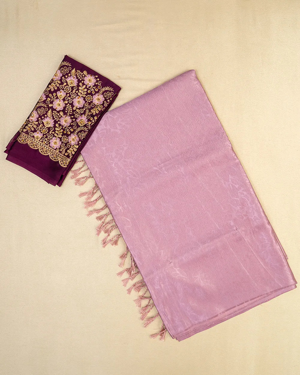 SC6665(1) - SATIN SAREE