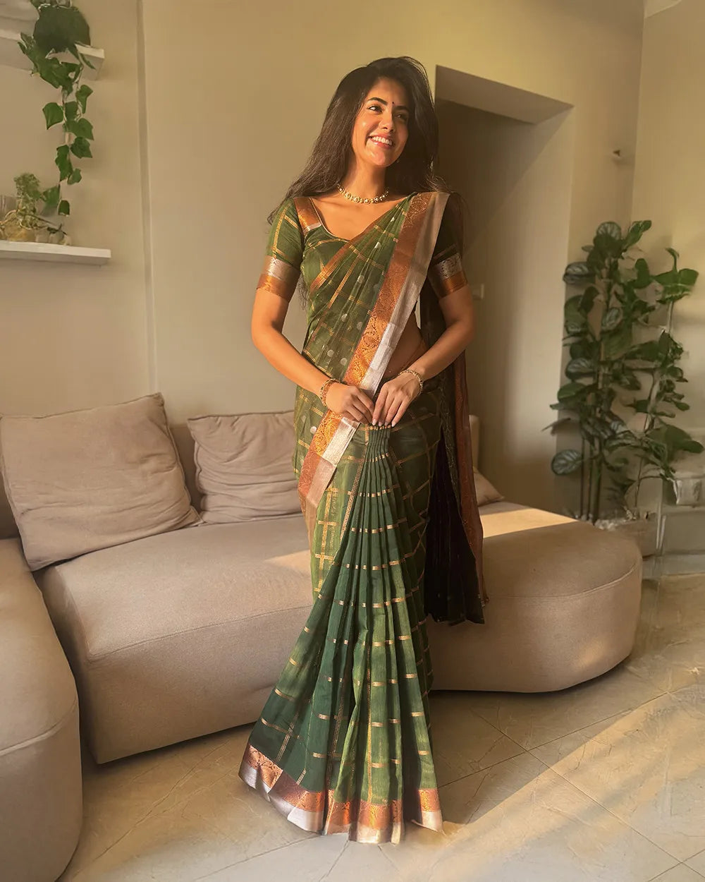 SC2882 - SILK COTTON SAREE