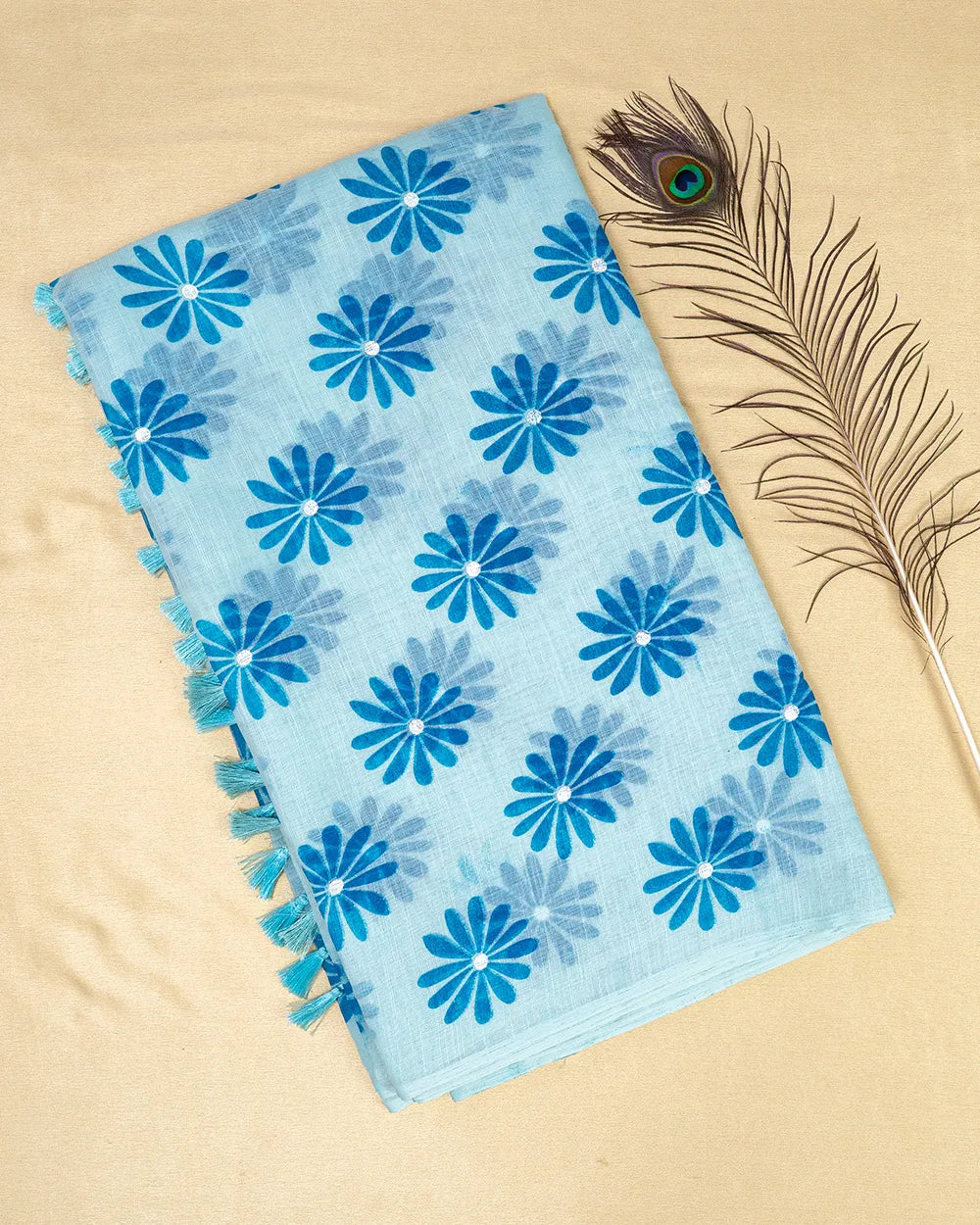 SC6288 - LINEN COTTON SAREE