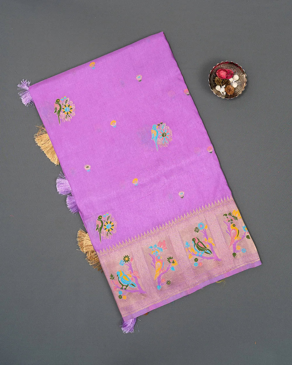SC6367 - VISCOSE MEENA BUTTA SAREE