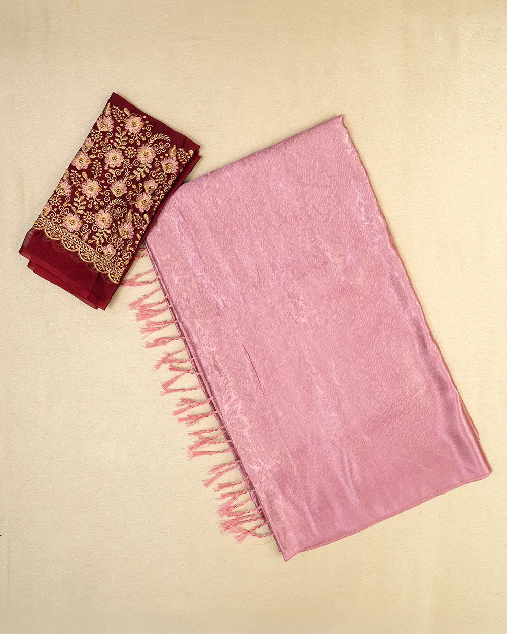 SC6665(1) - SATIN SAREE