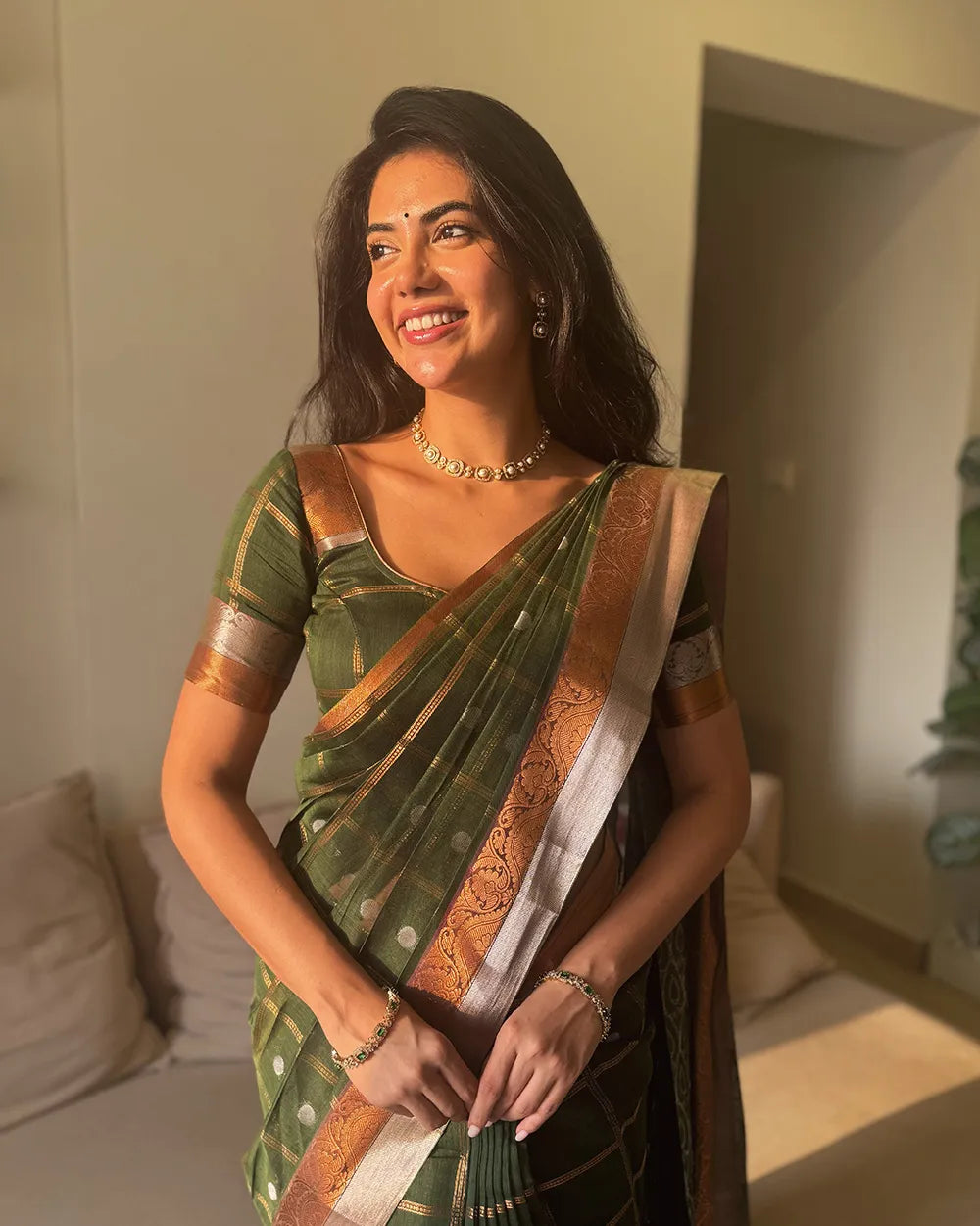 SC2882 - SILK COTTON SAREE
