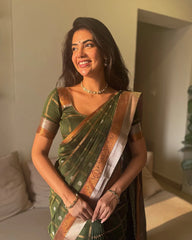 SC2882 - SILK COTTON SAREE
