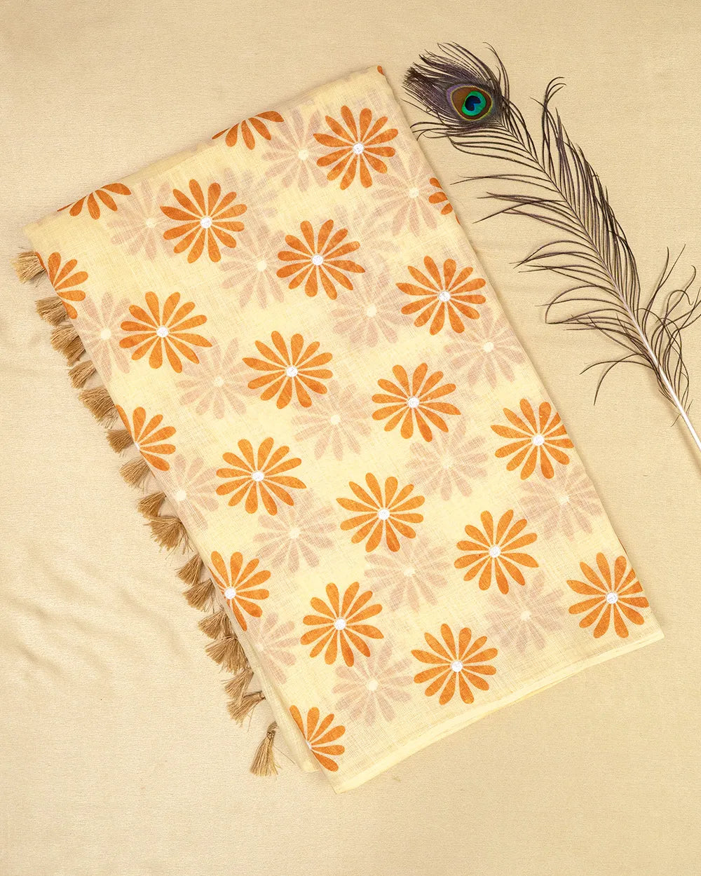 SC6288 - LINEN COTTON SAREE