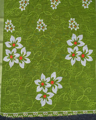 SC6183(3) - LINEN EMBROIDERY SAREE