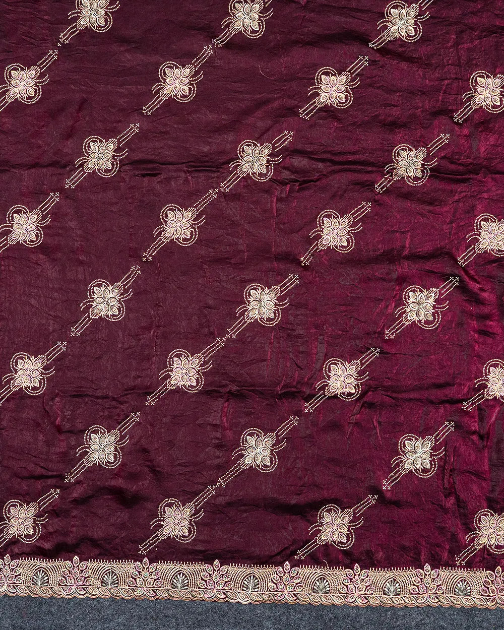 SC5929 - FENDY SAREE WITH JHARKHAND STONE WORK
