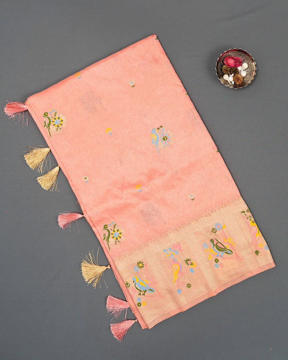 SC6367 - VISCOSE MEENA BUTTA SAREE