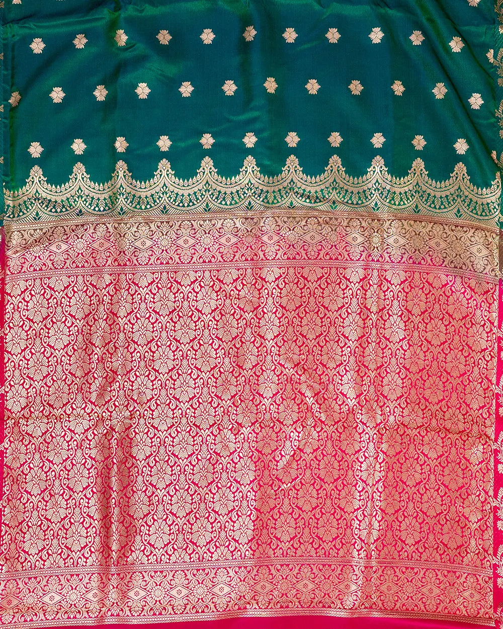 SC5888 - SATIN SAREE WITH CONTRAST BORDER
