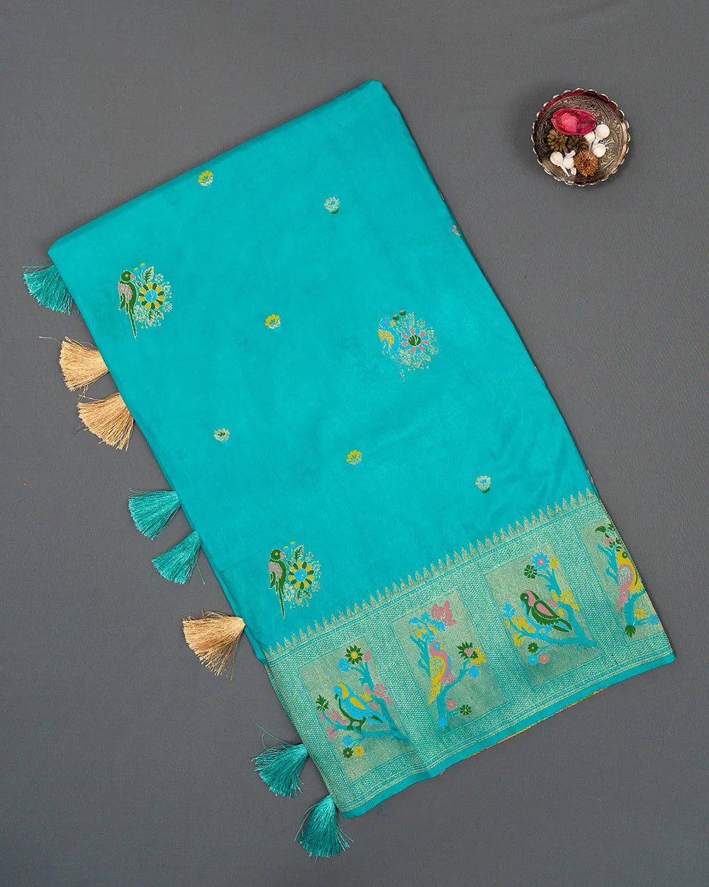 SC6367 - VISCOSE MEENA BUTTA SAREE