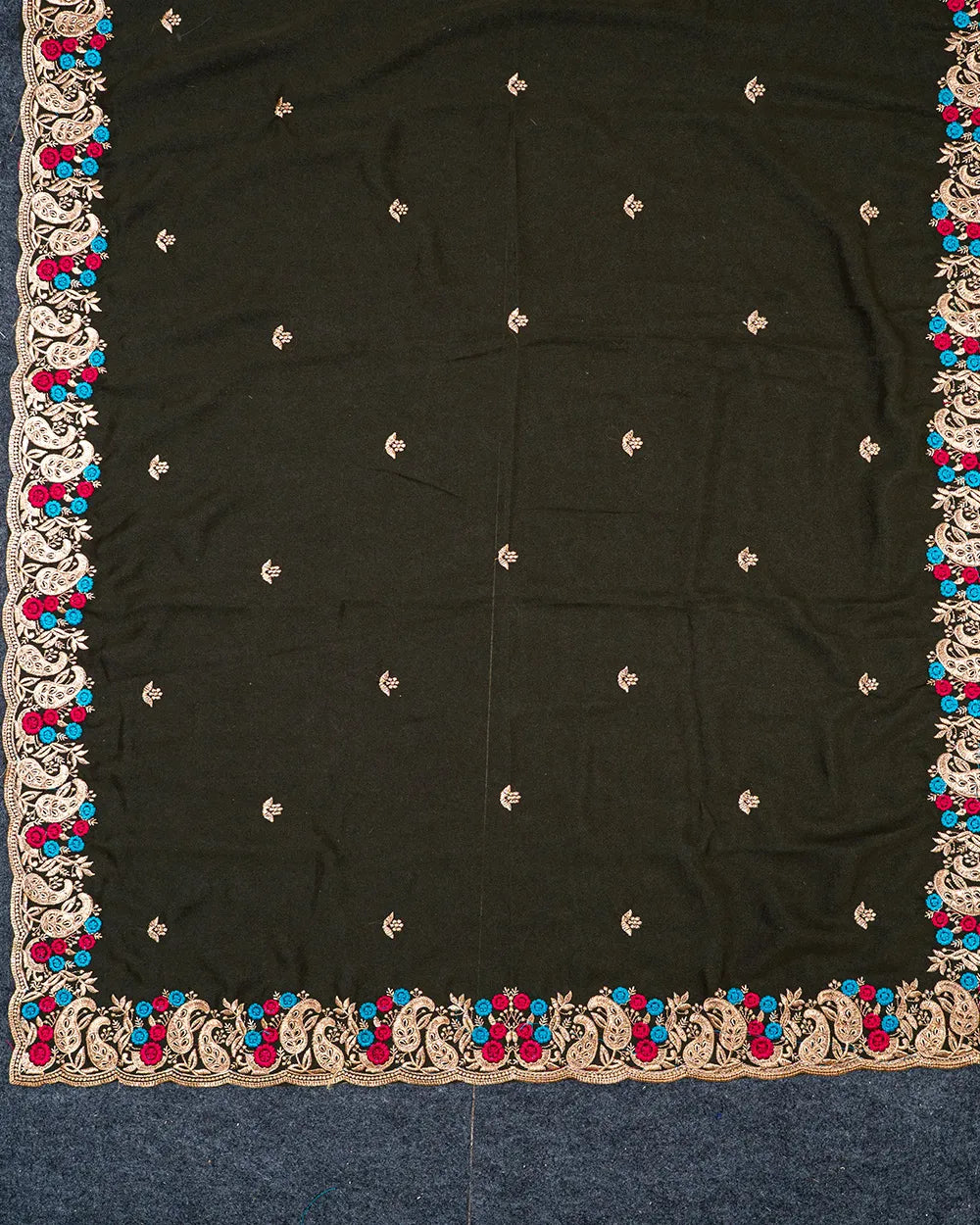 SC6331 - CHIFFON FANCY EMBROIDERY SAREE