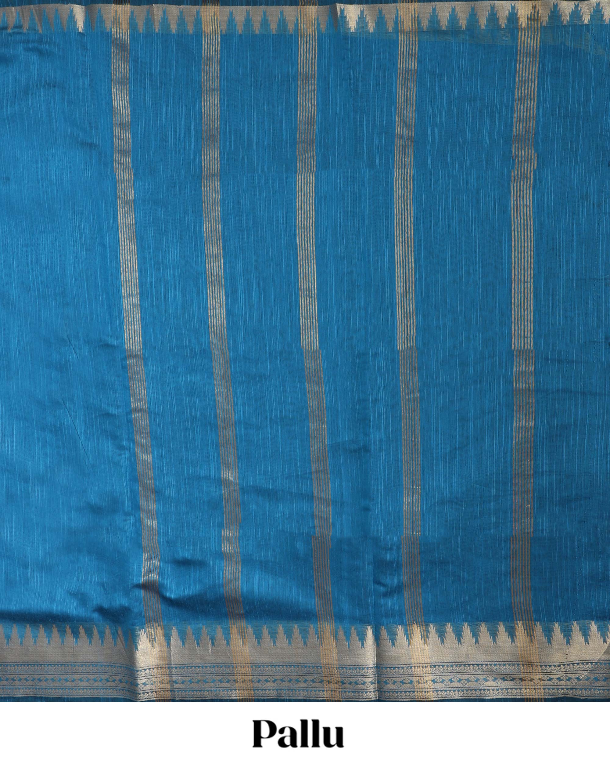 Tussar Cotton Saree With Tower Border