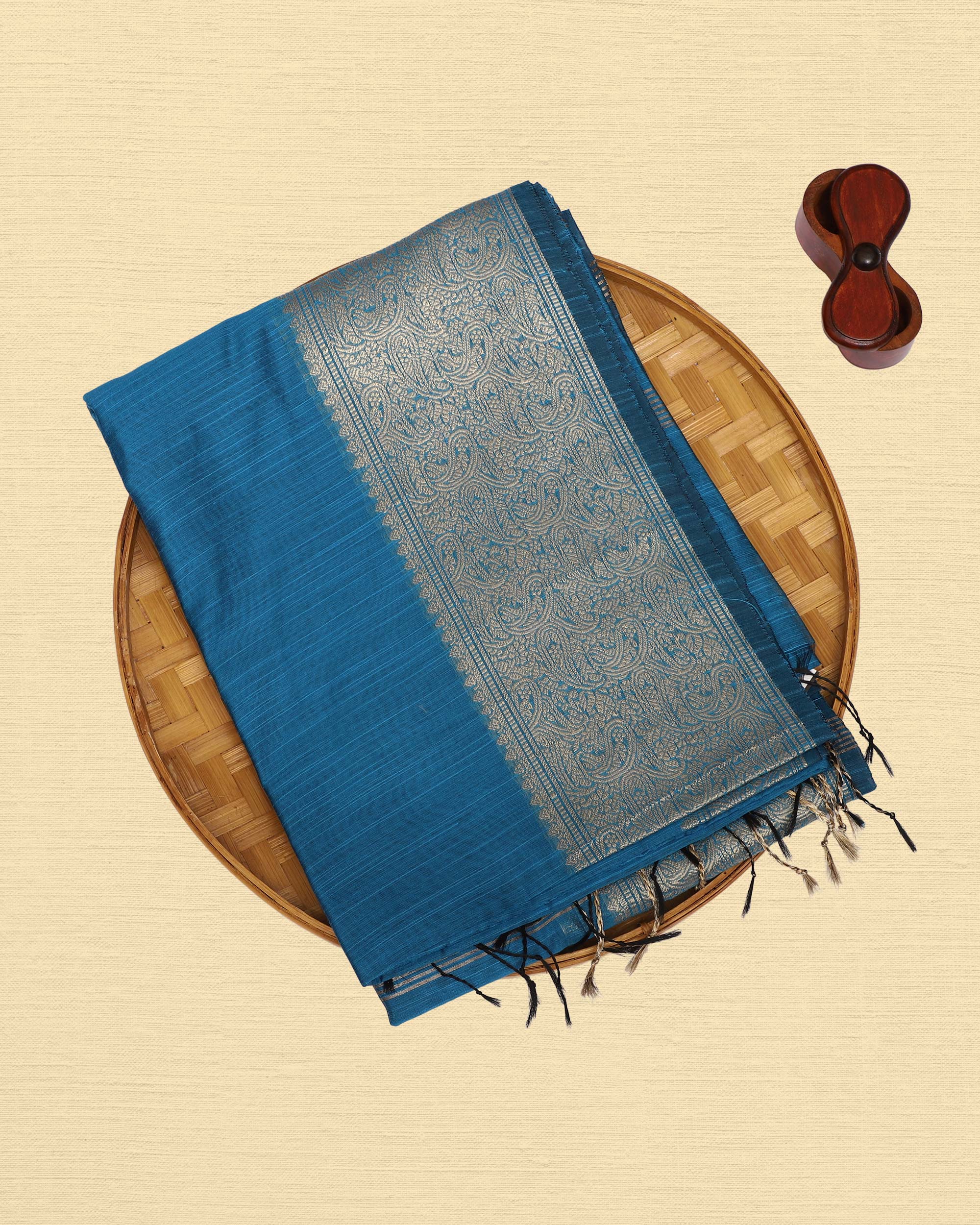 Tussar Cotton Saree
