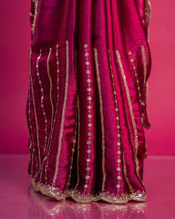 SC6327 - FENDY SAREE WITH SEQUENCE WORK