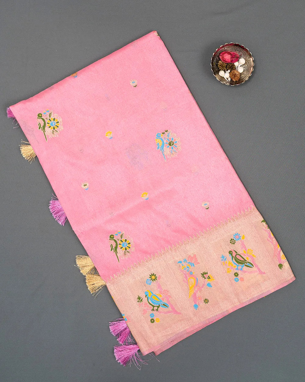 SC6367 - VISCOSE MEENA BUTTA SAREE