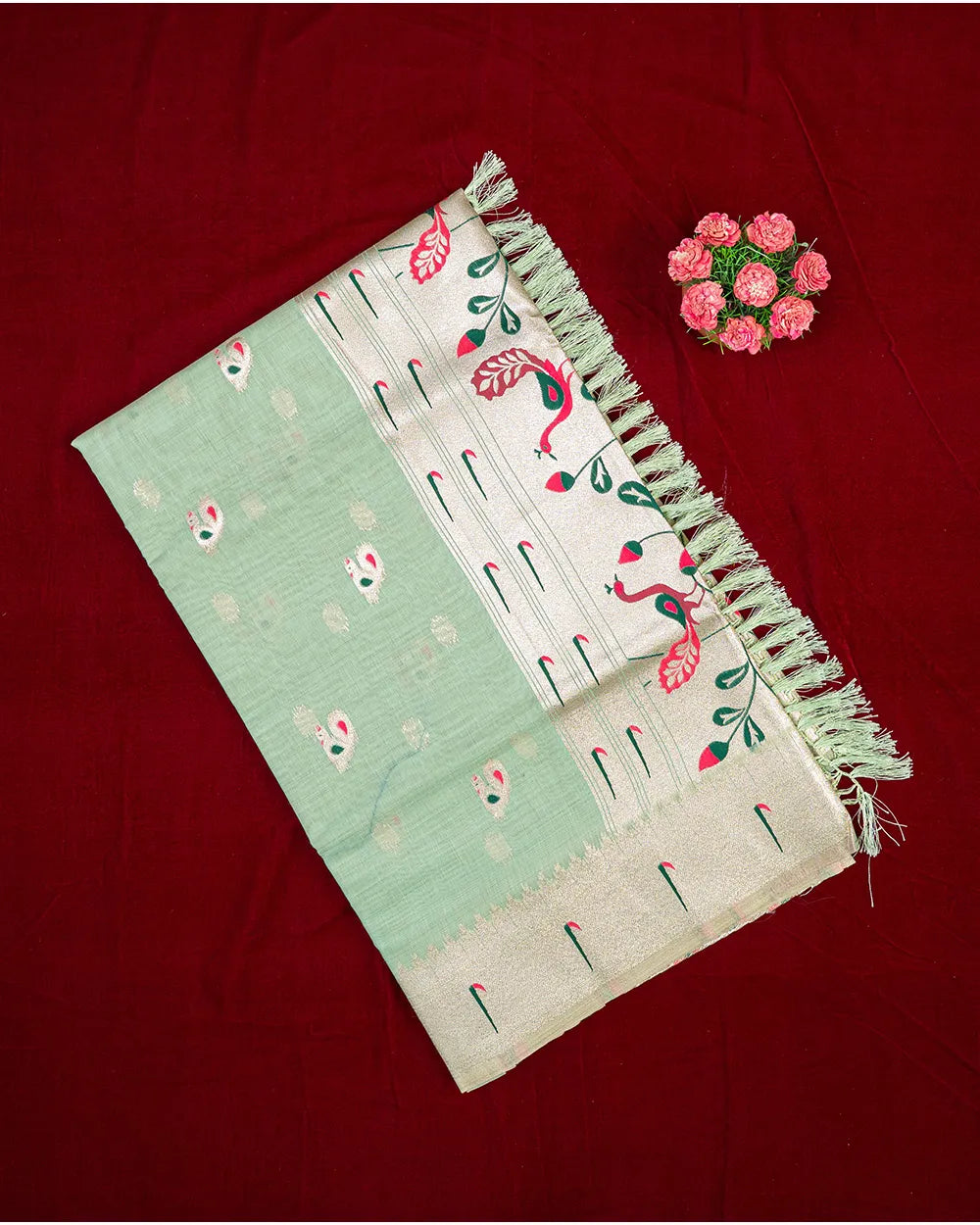 SC6171 - FANCY COTTON SAREE
