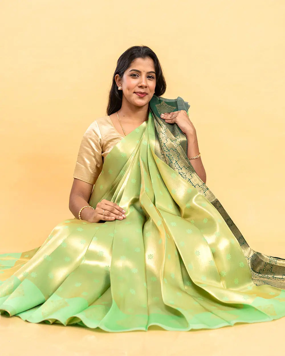SC7400(2) - TISSUE SAREE