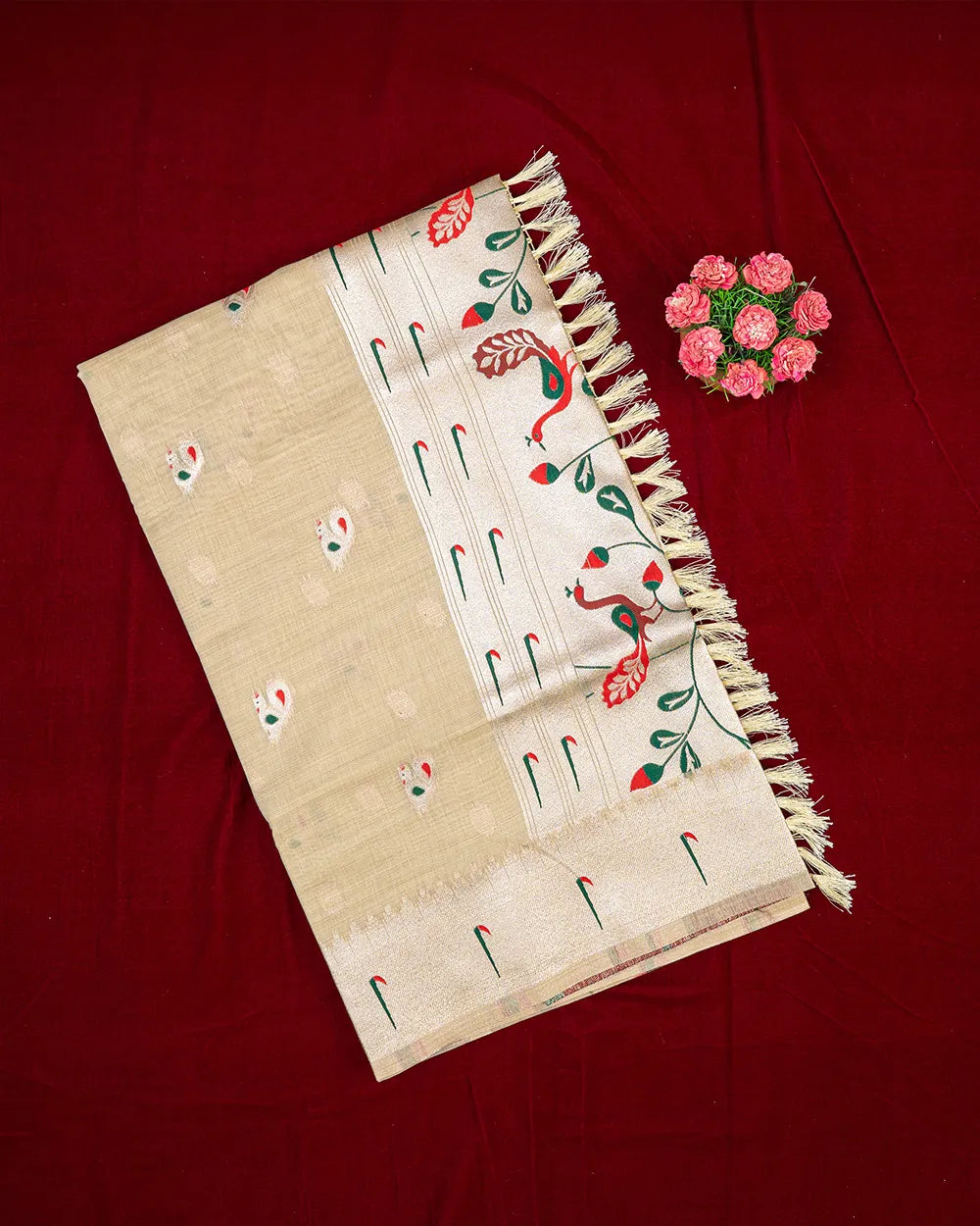 SC6171 - FANCY COTTON SAREE