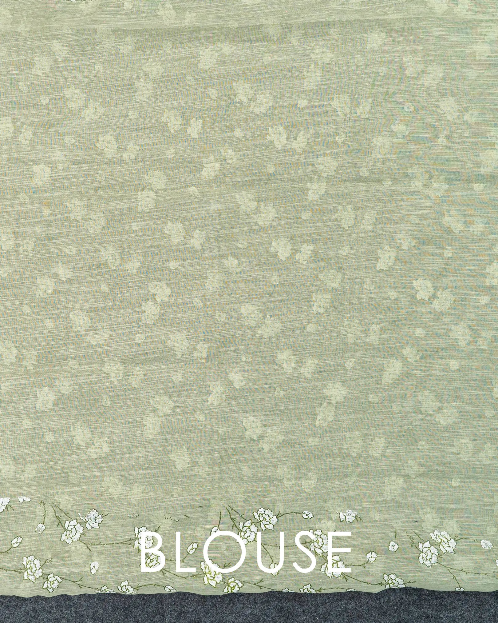 SC4870 - Linen Saree with Shining Foil Print