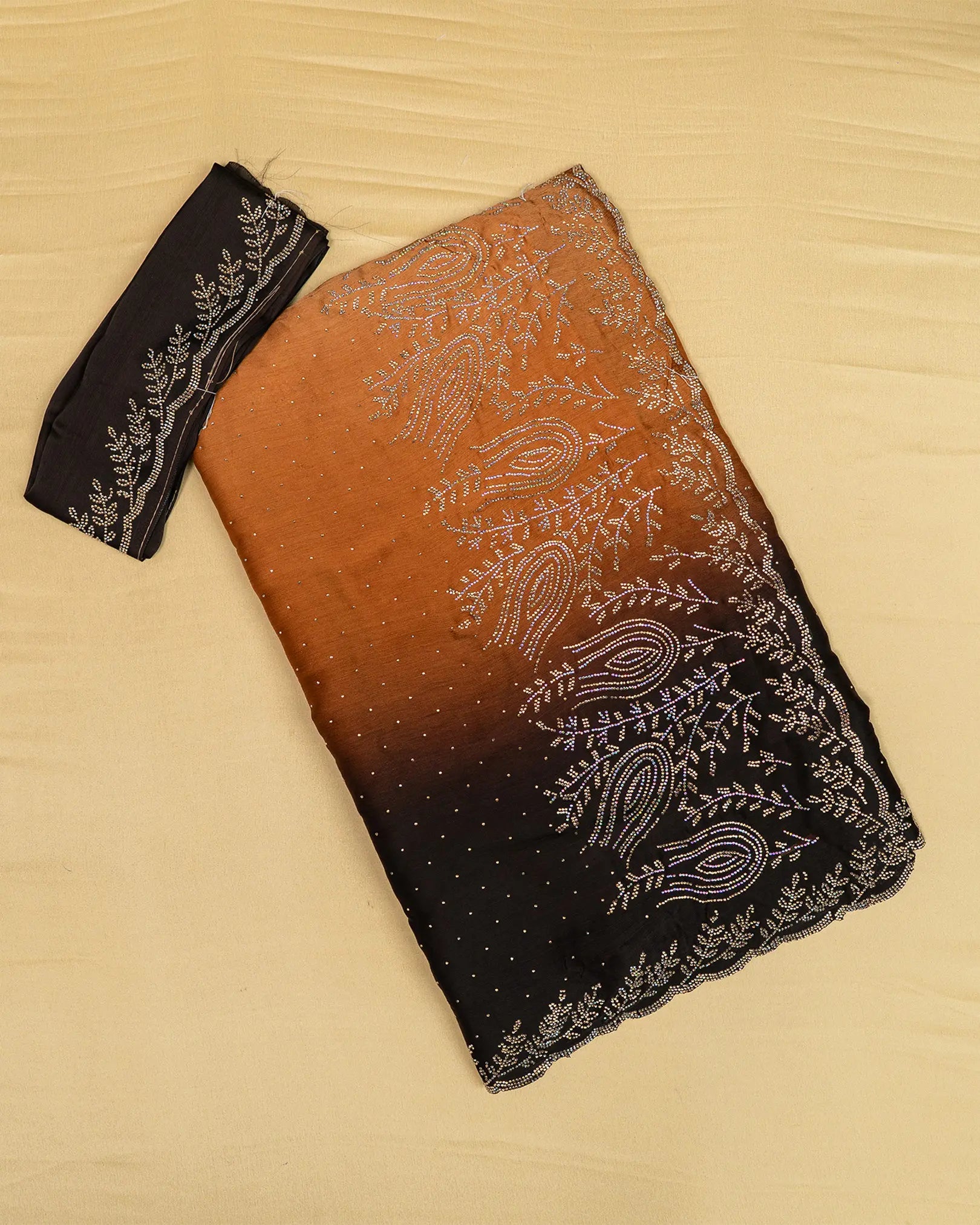 SC4875 - Fendy satin with multi colour stone