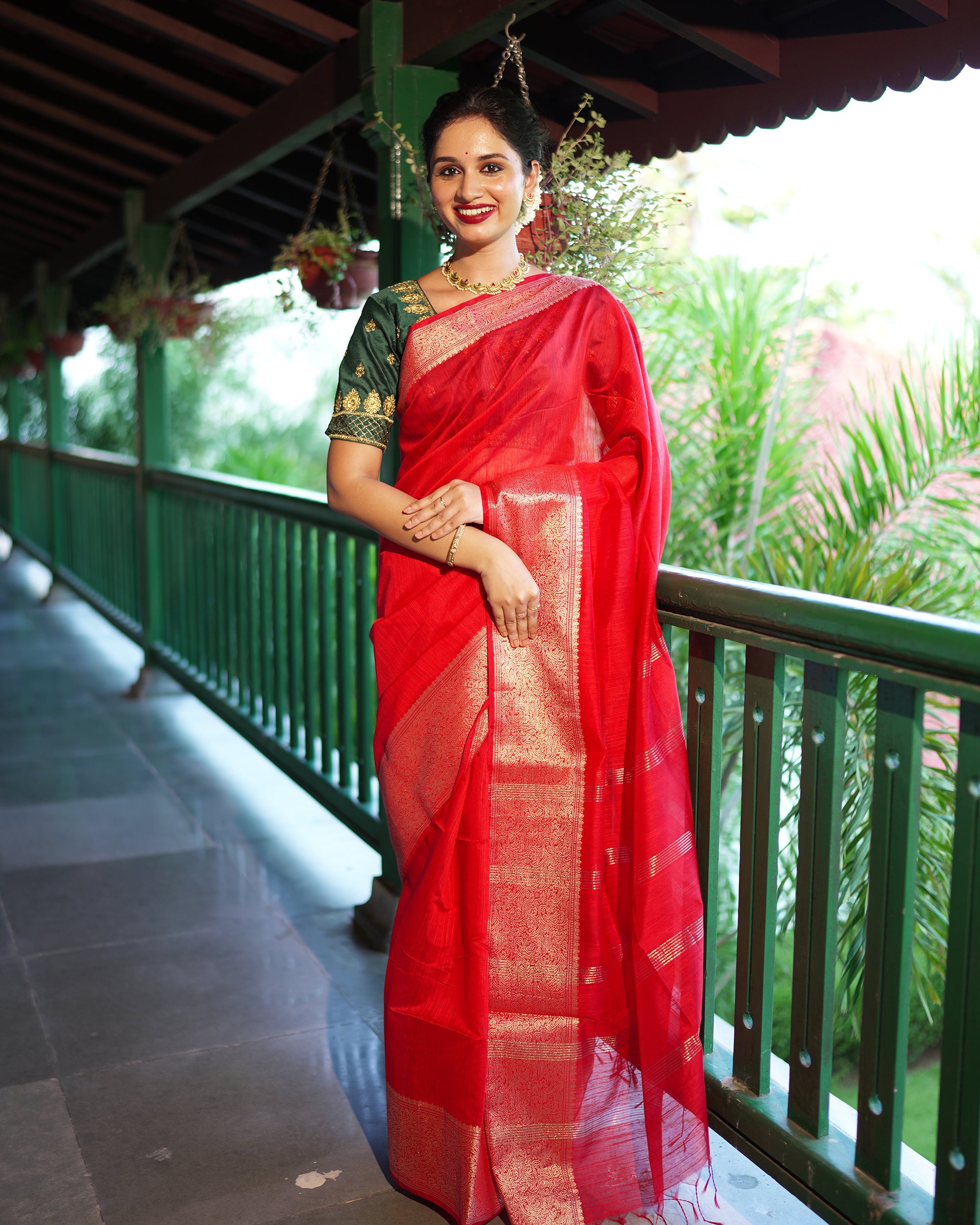 Tussar Cotton Saree