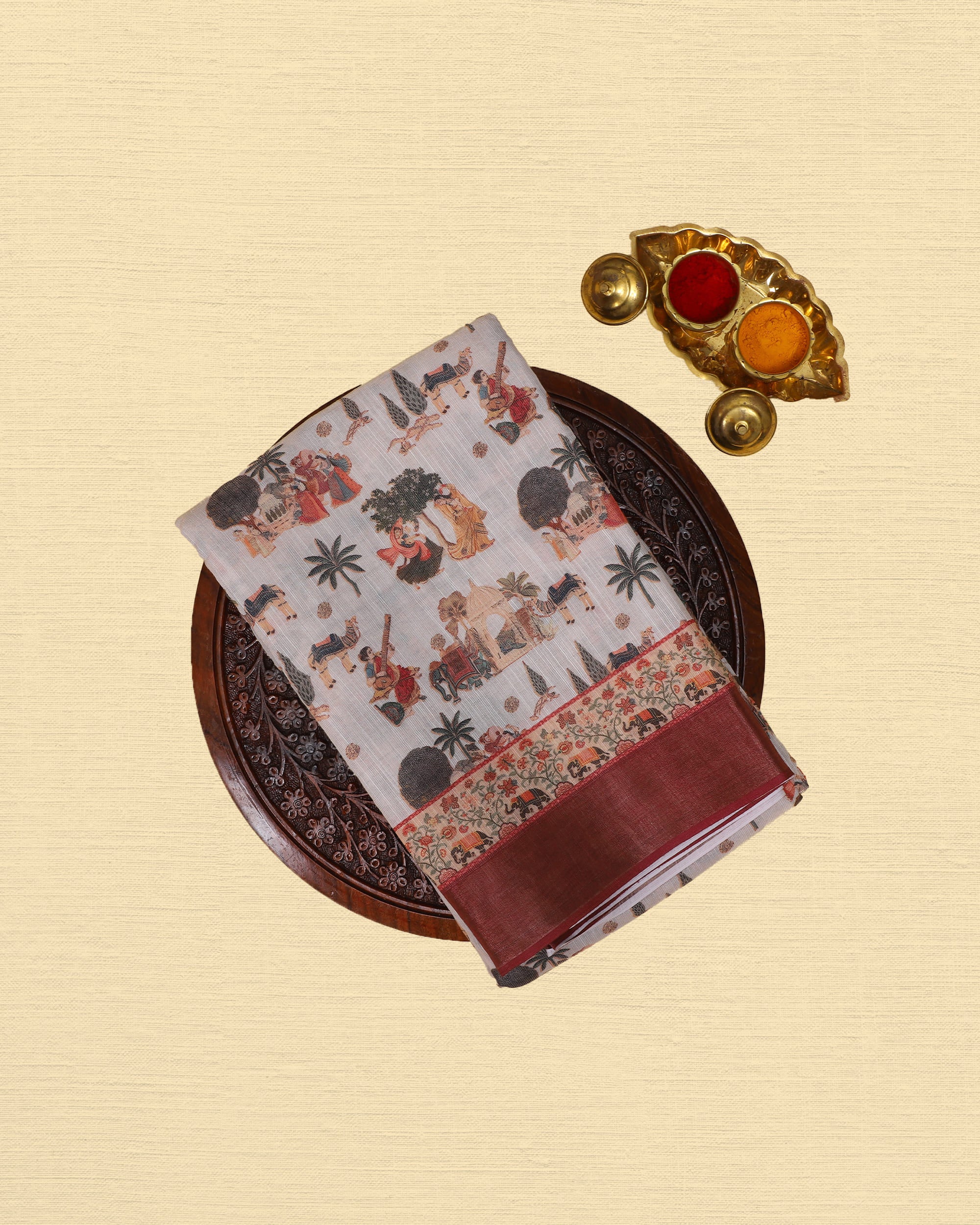 Kalamkari Saree
